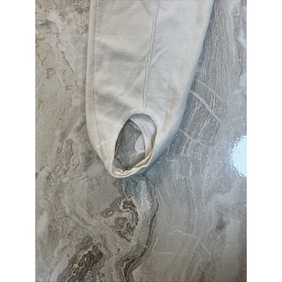 Vintage 80s 90s White Workout Aerobics Leggings Size Small - Picture 2 of 6